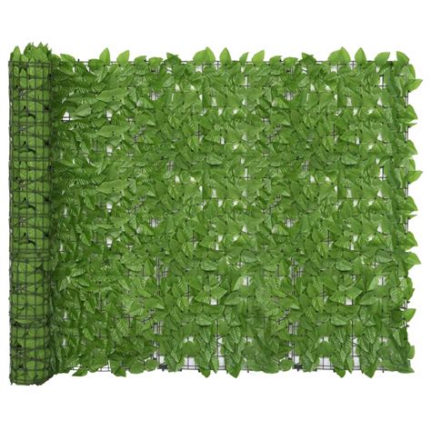 Balkon Sichtschutz Mit Grünen Blättern 500x150 Cm Weddig