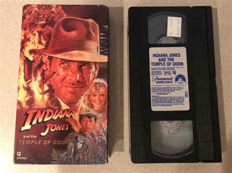 INDIANA JONES AND The Temple Of Doom VHS 1986 Harrison Ford Kate