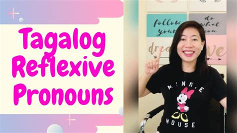 Tagalog Reflexive Pronouns Learn To Speak Filipino Fast W Tutor Of