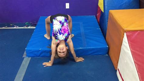 Atm Gymnastics Drills How To Do A Back Handspring By Haleys Group Youtube