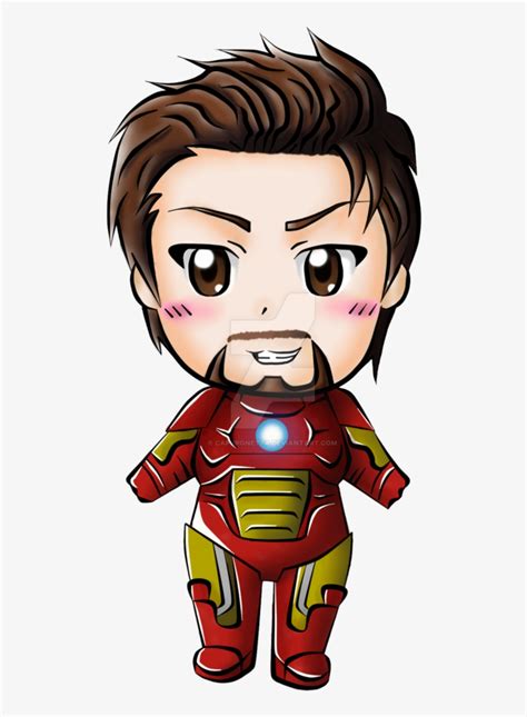 Babies Clipart Ironman Tony Stark Iron Man Chibi Transparent Png