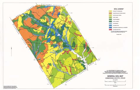 General Soil Map Limestone County Texas Side 1 Of 1 The Portal To