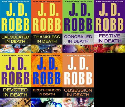 Jd Robb In Death Series Collection Set Books 37 43 Paperback Nora