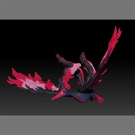 Stl File Pokemon Galarian Moltres・3d Printable Model To Download・cults