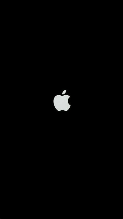 Download Iphone Logo Black Wallpaper Apple By Lukeg34 Black Iphone