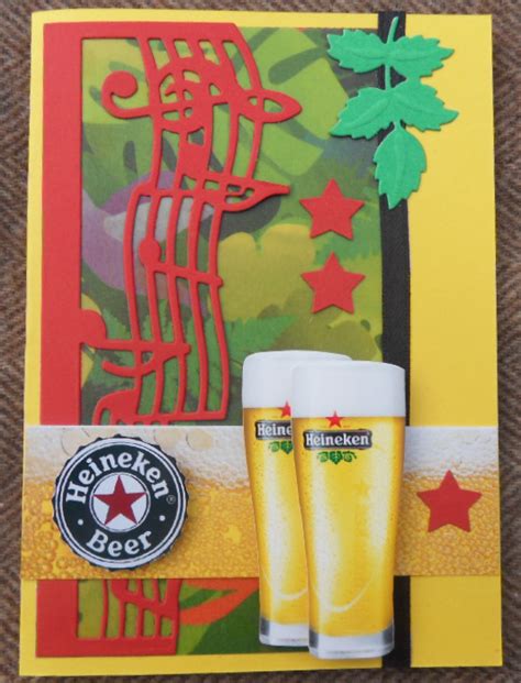 Scrapbook Card Heineken Beer Heineken Kaart Kaarten