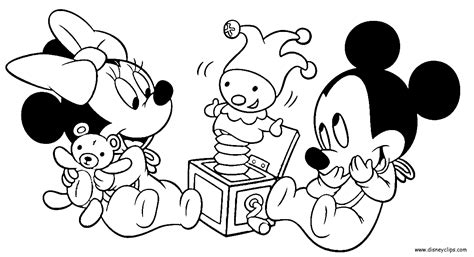 Mickey Baby Az Dibujos Para Colorear Coloring Home