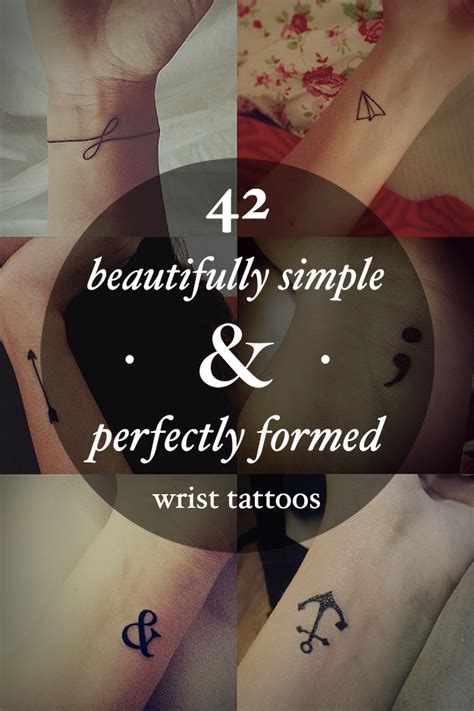 Sometimes the best wrist tattoo is a sweet and simple one. 42 Beautifully Simple And Perfectly Formed Small Wrist ...