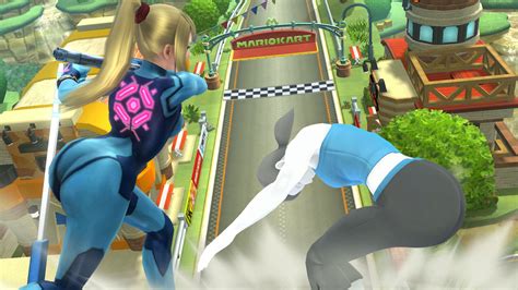 Zero Suit Samus And Wii Fit Trainer Big Booty Babes Super Smash