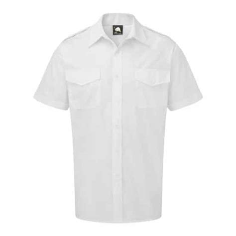 Essential Short Sleeve Pilot Shirt Workwear Online