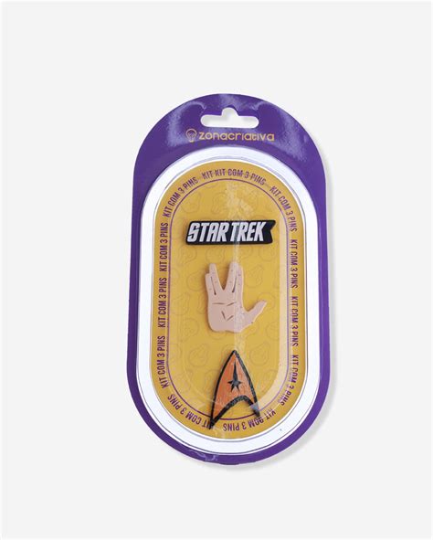Riachuelo Kit Pins Star Trek