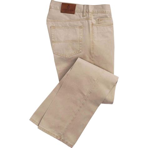 Stone Cotton Twill Jeans Mens Country Clothing Cordings Eu