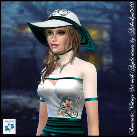 Romantic Vintage Set Necklace At Amberlyn Designs Sims 4 Updates