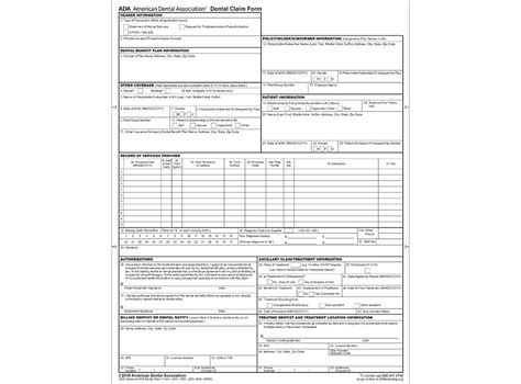 Ada Claim Form Printable Forms Free Online