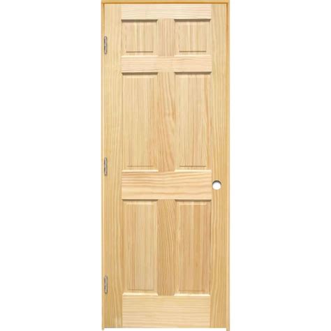 Wood Brown Prehung Interior Doors At