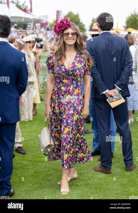 Elizabeth Hurley Attends Day Two Of The Qatar Goodwood Festival 2022 At