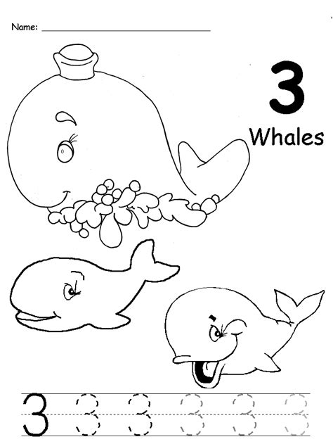 Parents deserve some quality fun as well. Ocean animals number trace worksheet | Crafts and ...
