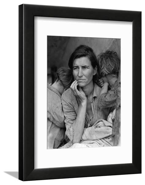 The Migrant Mother C 1936 Framed Print Wall Art By Dorothea Lange