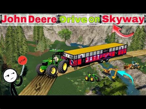 John Deere Drive Test On Skyway With Ft Indian Tralla Indian Mod Challenge Indian Tractor