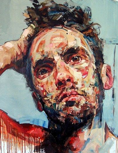 Andrew Salgado Trust Self Portrait I 2012 Detail Oil On Canvas