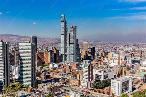 Bogota Skyline Cityscape Capital City Of Colombia South America Foto De