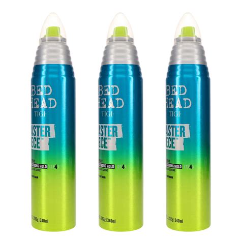 TIGI Bed Head Masterpiece Extra Strong Hold Hairspray 10 3 Oz 3 Pack
