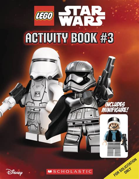 Oct162192 Lego Star Wars Activity Book With Figure 3 Previews World