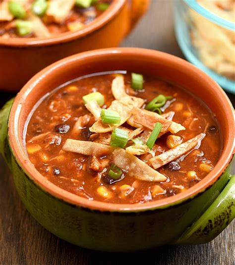 It is loaded with juicy, tender shredded chicken. Easy Chicken Tortilla Soup - Onion Rings & Things