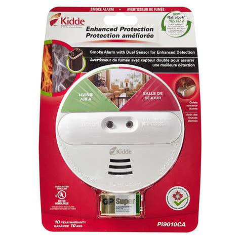 Kidde Battery Operated Dual Sensor Smoke Alarm The Home Depot Canada