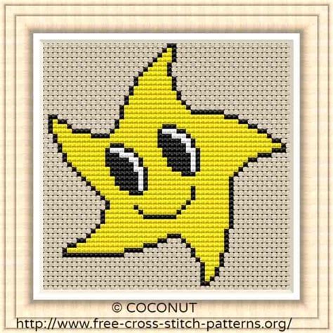 Star Free And Easy Printable Cross Stitch Pattern Free Cross Stitch