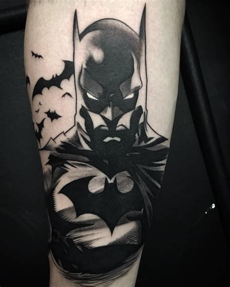 Batman Sleeve Tattoo 75 Crazy Tattoos For Men Bold Design Ideas A