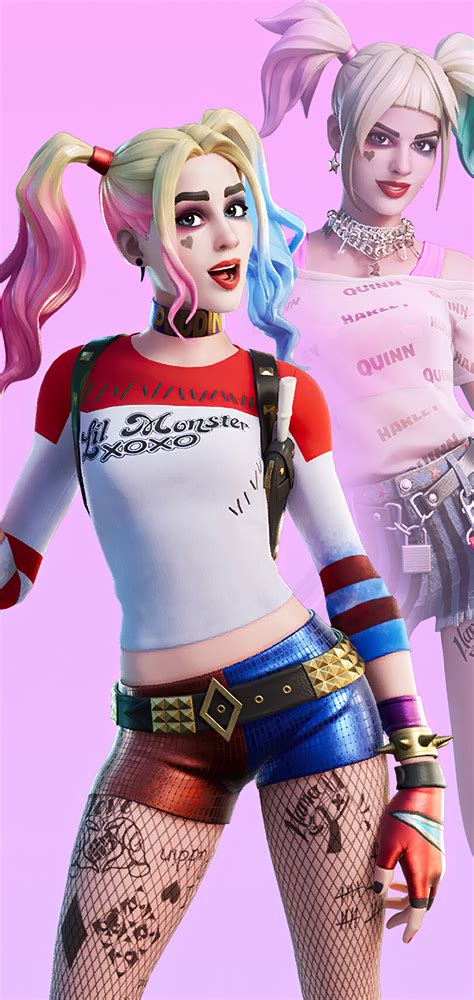 1440x3040 Resolution 4k Harley Quinn Fortnite Skin Outfit 1440x3040