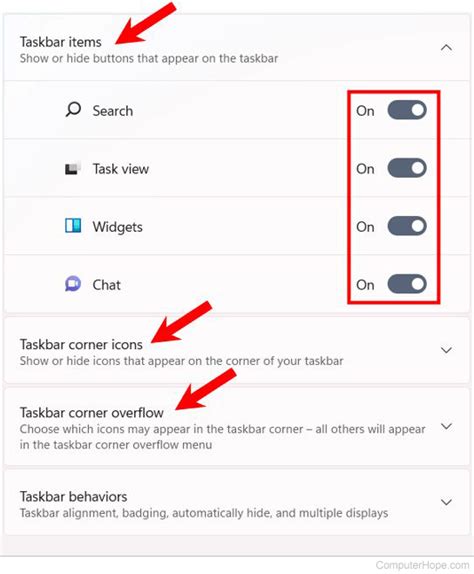 How To Choose Which Items Show In The Notification Area
