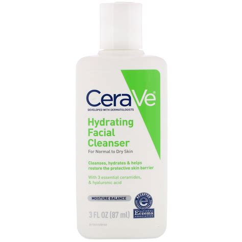 Cerave Hydrating Facial Cleanser For Normal To Dry Skin 3 Fl Oz 87