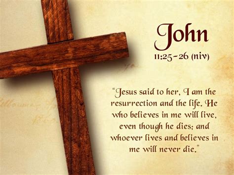 Jesus Said To Her I Am The Resurrection And The Life He Who Believes