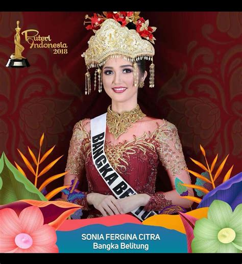 Sonia Fergina Citra Dari Bangka Belitung Juara Puteri Indonesia