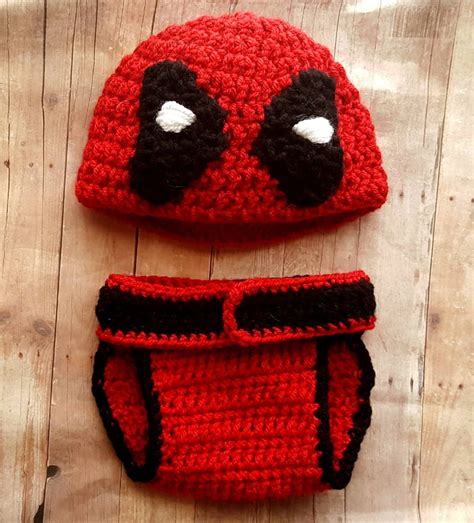 Baby Deadpool Halloween Costume Deadpool Outfit Newborn Etsy