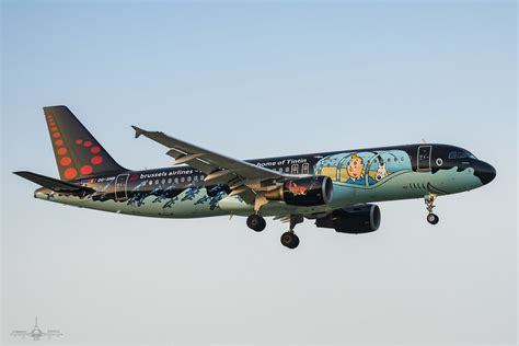 Brussels Airlines Airbus A320 214 Oo Snb Tintin Livery Flickr