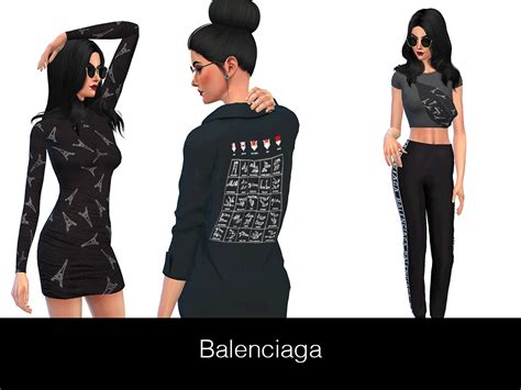 Streetwear For Sims 4 Hypesim Balenciaga Female Get Your Sims Into