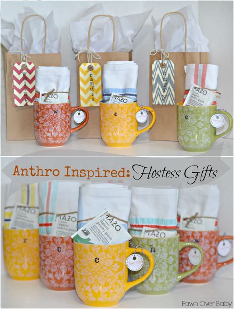 Gift ideas for baby shower hostess. DIY: Anthro-Inspired Hostess Gifts | Baby shower hostess ...