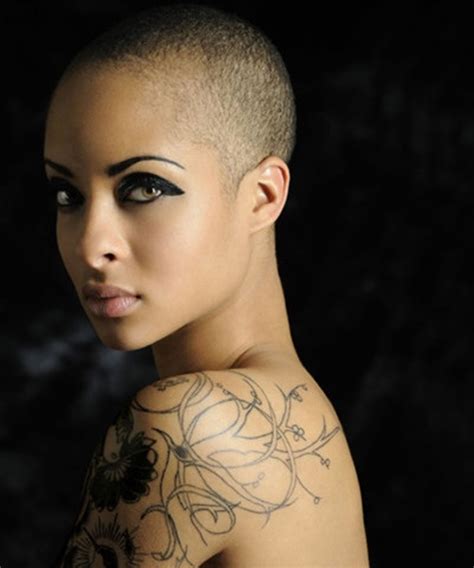 trends bald haircuts and headshave for women 2018 2019