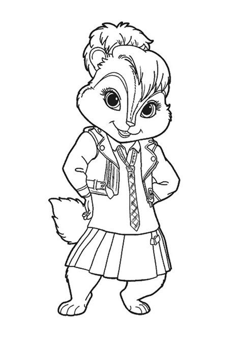 Download and print these alvin and the chipmunks brittany coloring pages for free. print coloring image | Alvin and the chipmunks, Coloring ...
