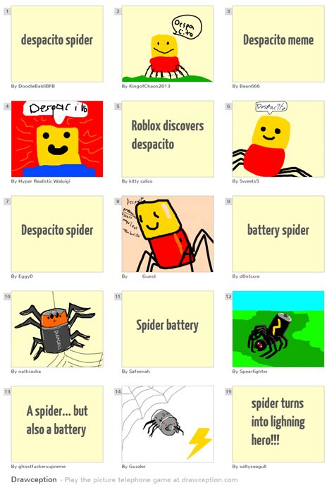 Despacito Spider Drawception