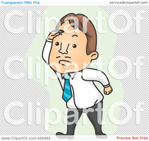 Royalty Free Rf Clipart Illustration Of A Searching Businessman By