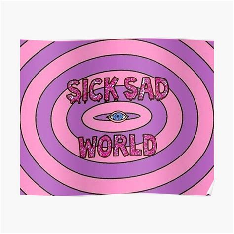 Daria Sick Sad World Pink Aesthetic Poster By Missquisha Redbubble