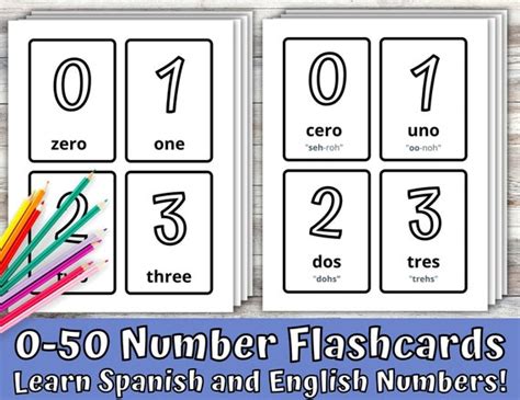 Number Cards 1 50 Teacher Made Numbers 1 50 Flashcards And Tracker By