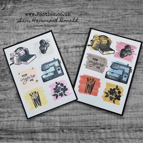 Crafting A Hand Stamped Card With Pens And Ink Using Crafting With You