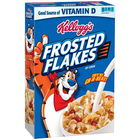 Kelloggs Frosted Flakes Cereal 105 Oz Box Good Source Of Vitamin D Ebay