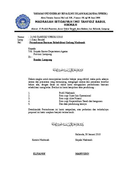 Detail Contoh Surat Pengajuan Dana Operasional Kantor Koleksi Nomer