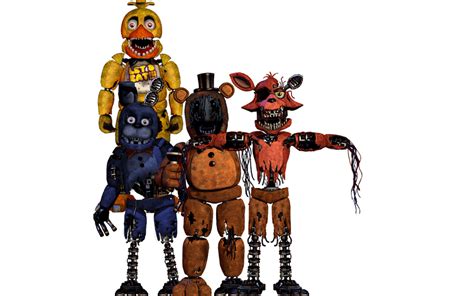 Swaped Withered Animatronics Edit Fivenightsatfreddys